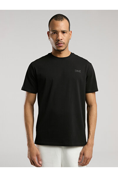 EVERLAST Ανδρικό μπλουζάκι Ever Essentials Basic Regular μαύρο
