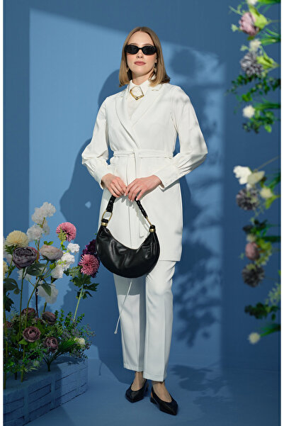 Fatma Atasoy Fit Trousers Ecru