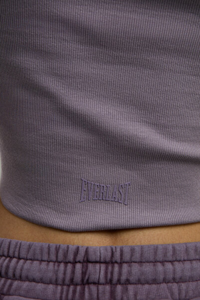EVERLAST Ever Relaxed Rib Plum Women's Tank Top
