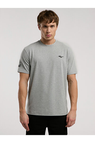EVERLAST Ανδρικό μπλουζάκι Ever Essentials Regular Grey Melange