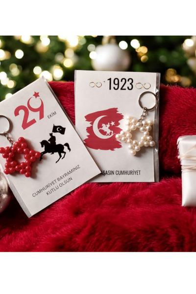 10 adet / 29 EKİM CUMHURİYET BAYRAMI HEDİYELİK ANAHTARLIK