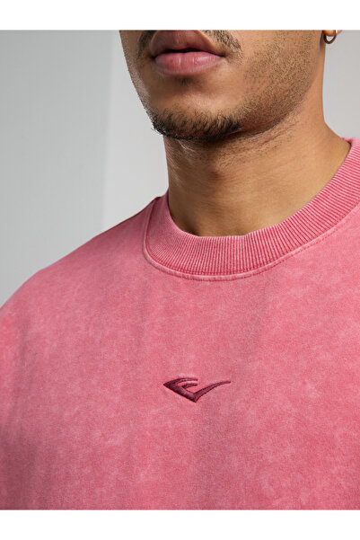 EVERLAST Ny Street Oversize Light Red Men's T-Shirt