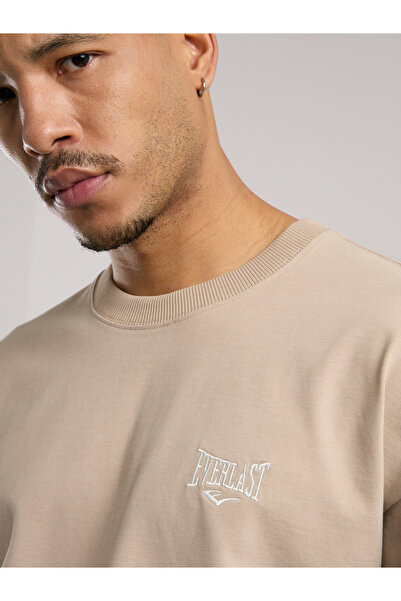 EVERLAST Ανδρικό μπλουζάκι Ever Essentials Oversize Sand