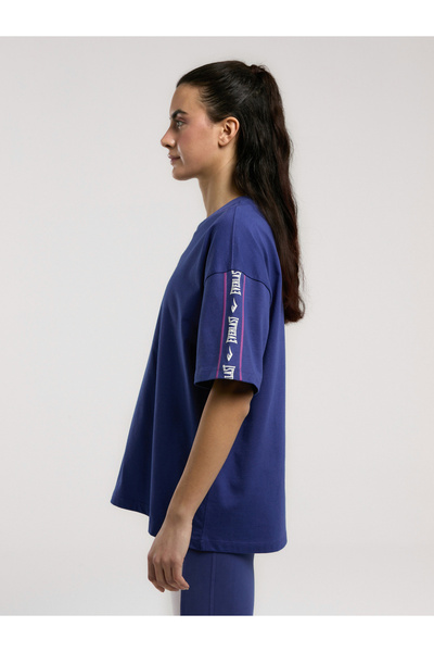EVERLAST Boxing Club Wmn Oversize Koyu İndigo Kadın Tişört