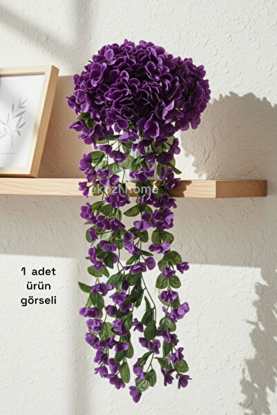 Dekosimge Yapay Sarkan Bitki Menekşe Begonvil 75 Cm Çiçek Sarmaşık