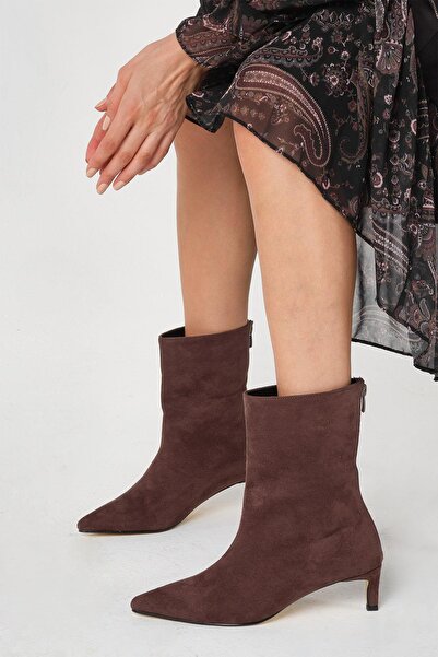 Mio Gusto Γυναικείες μπότες με λεπτό τακούνι Sheena Brown
