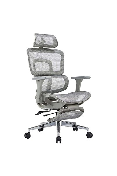 Timebox scaun ergonomic, spătar reglabil în 6 poziții la 150°, cotiere 4D, plasă, suport lombar flexibil