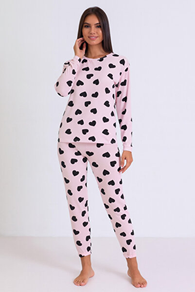 Hepyek pamut hosszú ujjú pizsama szett