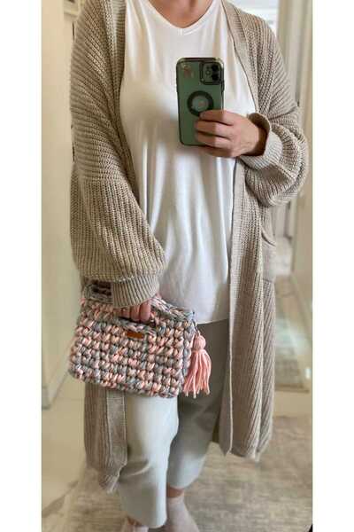 Market Elit El örgüsü mini bag