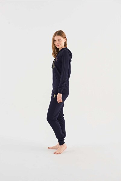 U.S. Polo Assn. U.S. PoloAssn 16812 Kadın Uzun Kollu Pijama Takımı