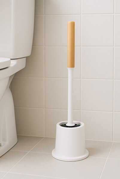 Vichy Wooden Handle Toilet Brush – Durable and Hygienic Toilet Brush Vch-6602