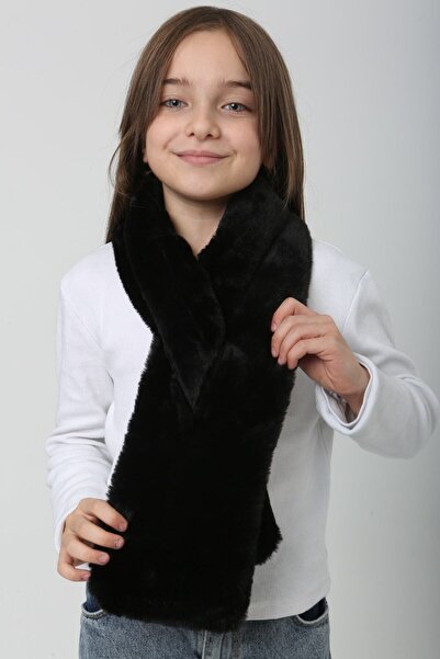 MARBERRY М'яка плюшева чорна дитяча нашийна