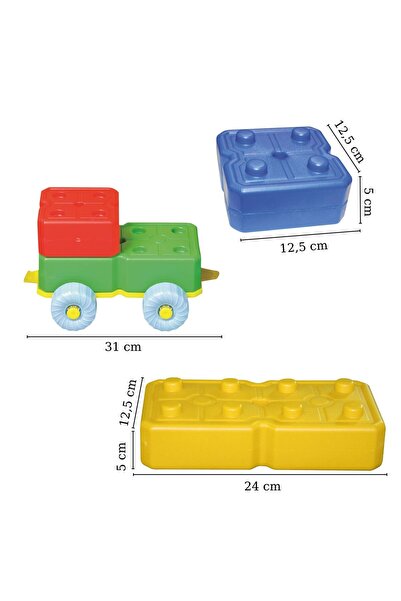 KingKids King Kids Arabalı Tuğla 40 Parça