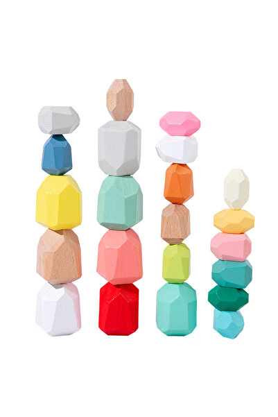 OEM Montessori interactive and educational wooden toy set, 36 Multicolored Pieces, age +2 years, by