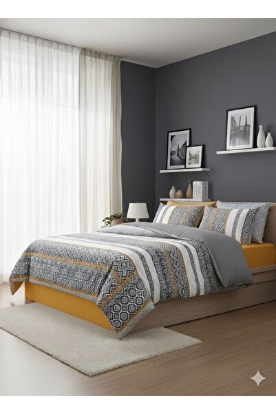 Taç Taç Kristal Terry Cotton Çk Nevresim Takımı Hera Hardal