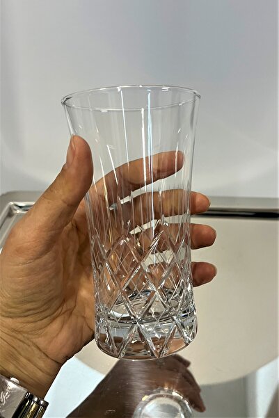 DECOSTYLE Polo As7 Decorated Soft Drink and Water Glass 6 Pieces