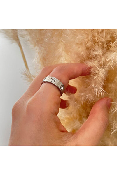 nerora Stainless Steel Gold Ring (Guaranteed No Tarnish)