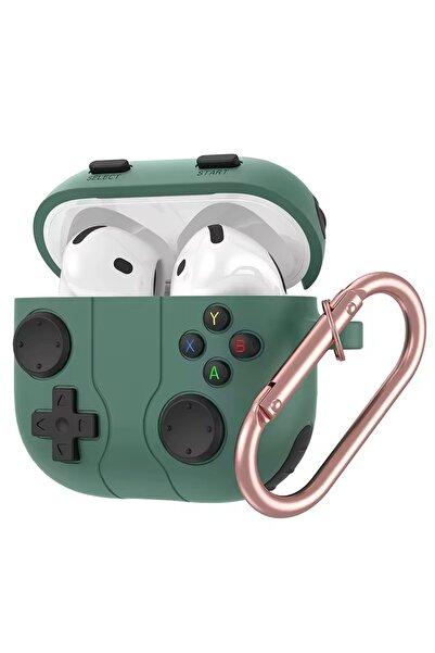 daystar Apple AirPods 4. Nesil ile Uyumlu Yeşil Oyun Konsolu Figürlü Kulaklık...