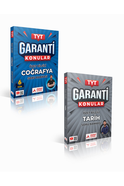 paraf yayınları Paraf Yayınları Z Takımı Tyt Tarih & Coğrafya Garanti Konular