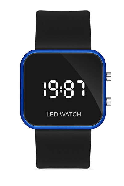 Aqua Di Polo 1987 Siyah Unisex Dijital Led Kol Saati