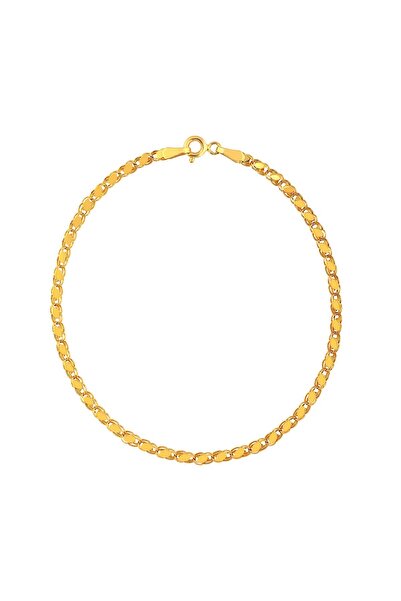 aga kulche Aynalı 2,85 mm Altın Bileklik