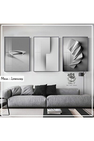 Tablomtr Metal Çerçeveli Gerçek Camlı Tablo Lemondrop333