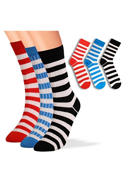 FOURSOLOS مقبس نسائي، قاعدة عادية، حزام ملون، ديربي، أحمر أزرق أسود، مجموعة م...