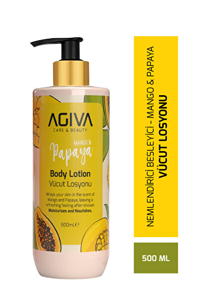 Agiva Care&Beauty Mango & Papaya Agiva Care & Beauty Yoğun Nemlendirici ve Be...