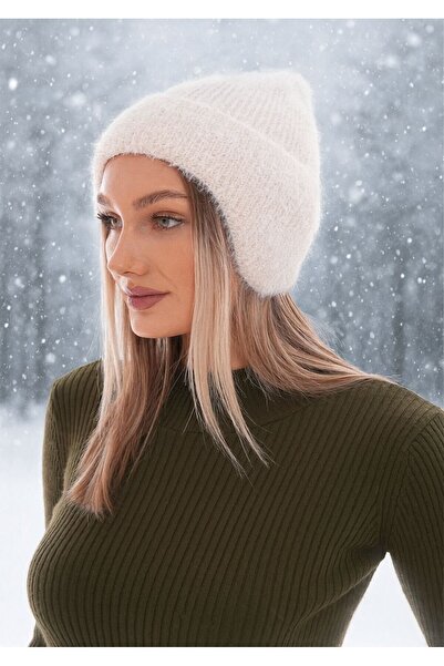 Axesoire 14638 Kulak Kapatıcılı Bej Bere