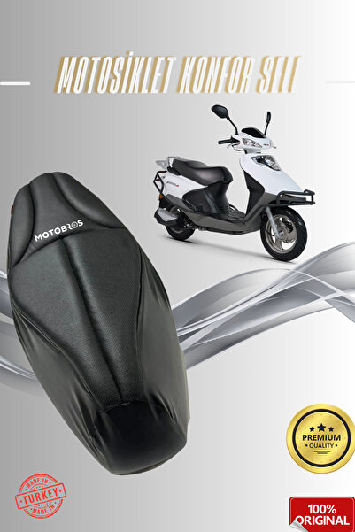 Motobros غطاء سرج Rks Spontini Comfort مع إسفنجة فيسكو (مقاومة للتمزق)