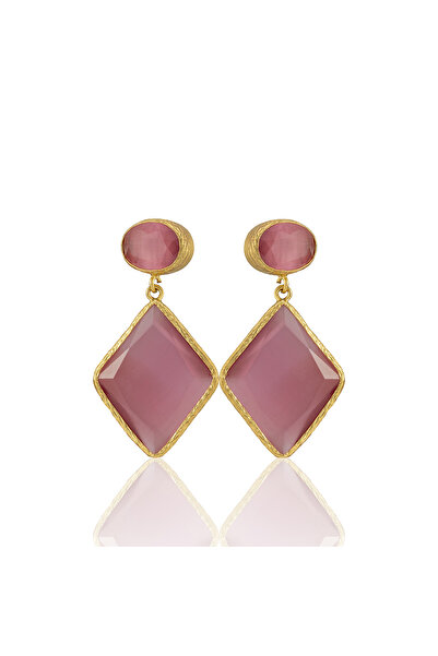 Design by Kadir Kadir Jewellery 22 Ayar Altın Kaplama Kadın Sallantılı Küpe -...