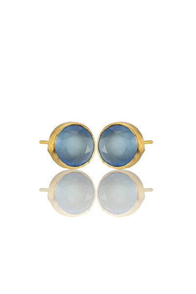 Design by Kadir Kadir Jewellery 22 Ayar Altın Kaplama Kadın Minimal Küpe -El ...