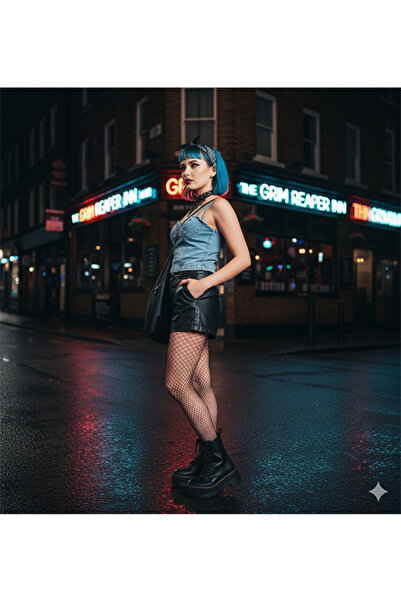 Namaste Vintage Denim Crop Bustier with Blue Strap and Heart Neckline