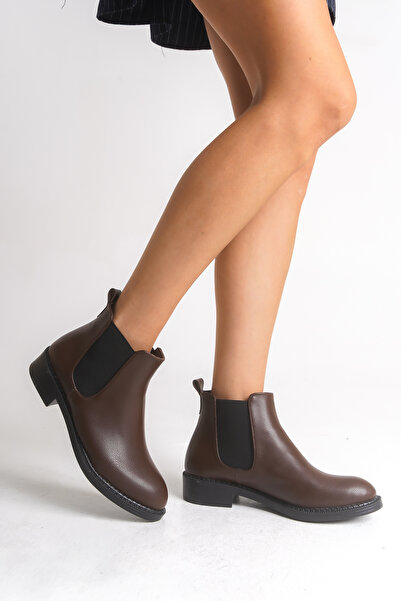 Riccon Kadın Chealsea Bot 00120035 Kahverengi