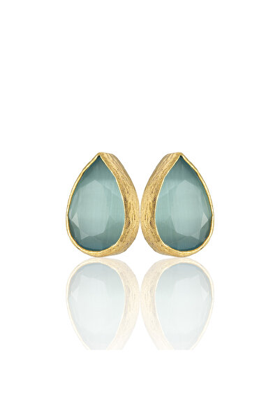 Design by Kadir Kadir Jewellery 22 Ayar Altın Kaplama Kadın Minimal Küpe -El ...