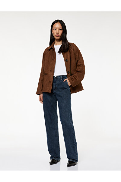 Koton Regular Waist Long Leg Straight Fit Jeans - Straight Fit Jeans