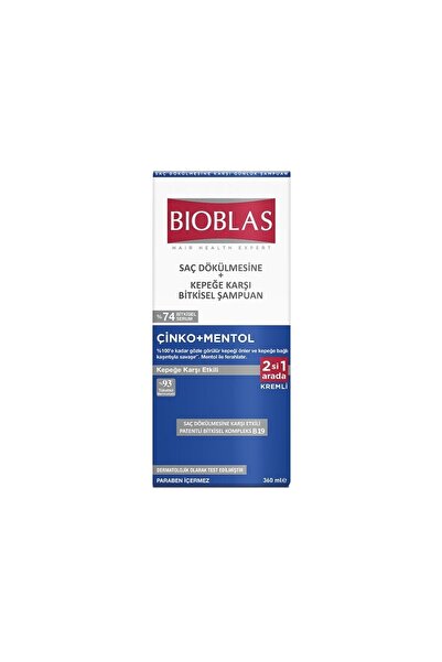 Bioblas Kepeğe Karşı Etkili Arındırıcı-Ferahlatıcı Bakım Şampuanı 360 ml
