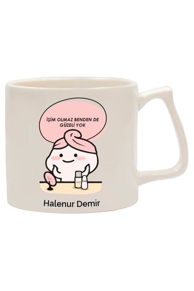 hediyerengi Isme Özel Işim Olmaz Benden De Güzeli Yok Kupa Bardak