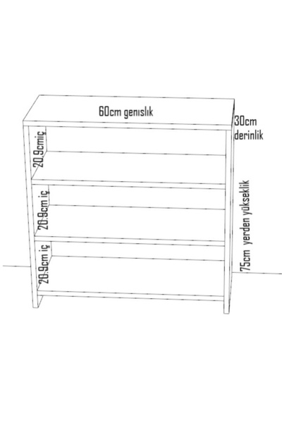yamandekorasyon kapı önü kapaksız kullanışlı çok amaçlı ayakkabılık dolabı