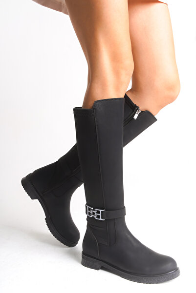 Riccon Women's Boots 00120101 Matte Black