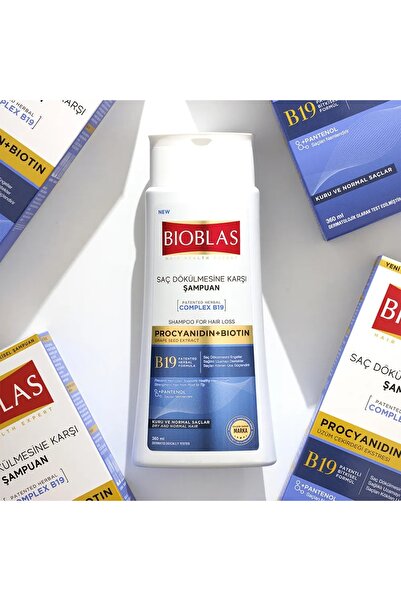 Bioblas Şampuan 360ml Procyanidin + Biotin Anti-stress Şampuanı X 3 Adet