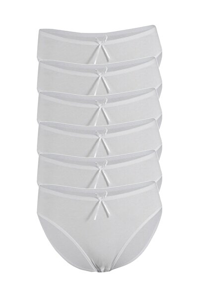 YILDIZ Kadın 6'lı Paket Bambu Bikini Külot