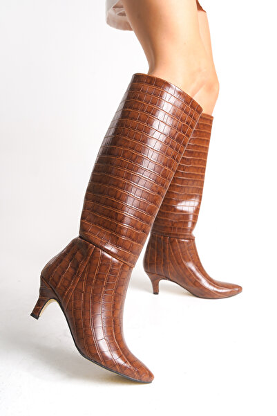 Riccon Alunalue Γυναικείες Μπότες 00125500 Tan Crocodile