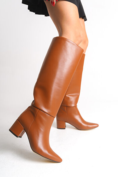 Riccon Γυναικείες μπότες Iserolia Tan Skin 00125000