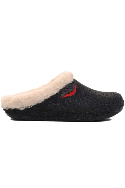 Kocamanlar Ayakkabı Bento K-9529 Home Slippers Orthopedic Women's Slippers Black