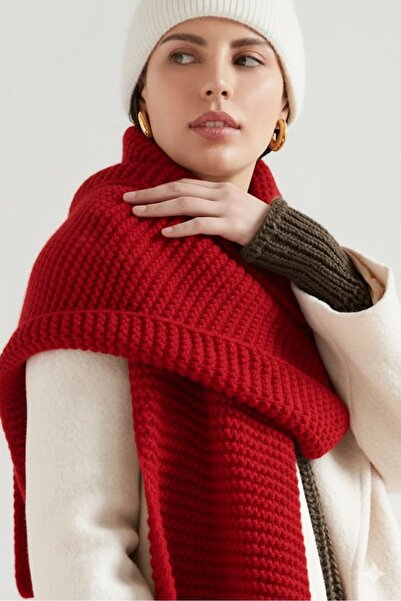 Sheilar Lings Örgü Triko Atkı Kaşkol