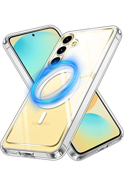 Rivor Samsung Galaxy S25 FE Uyumlu Kılıf Kamera Yükseltili Magsafe Şarj Özell...