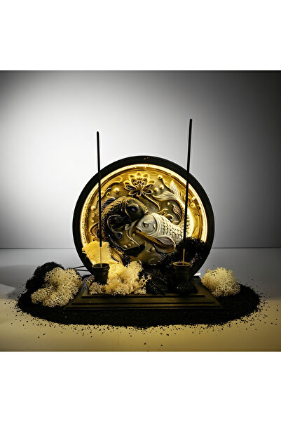 FORTE DESING 🐟✨ Balık Burcu Özel Tasarım Neon LED Tütsülük | Hem Geriye Akış...