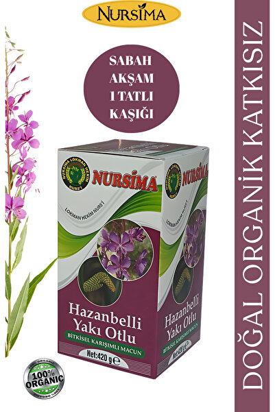 Nursima Hazanbelli Yakı Otlu Bitkisel Karışımlı Macun – 420 gr | Doğal Bitkis...
