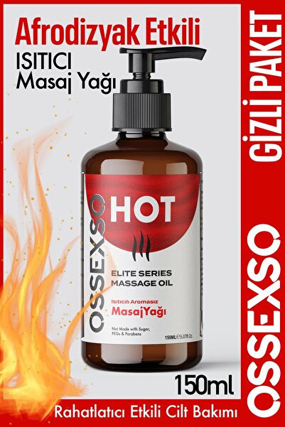OSSEXSO Doğal Isıtıcılı Etkili Kayganlaştırıcı Aromaterapi Afro-Dizyak Etkili...